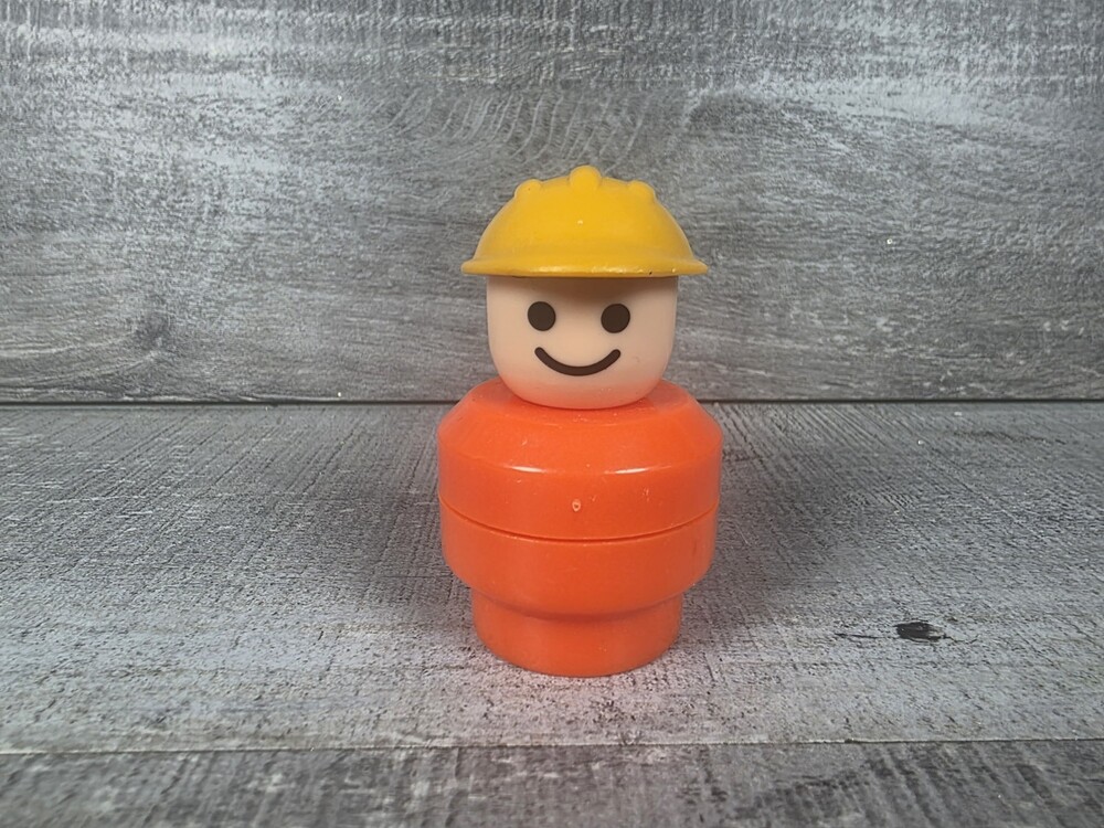 Fisher Price Little People Chunky Construction Worker Replacement Figure 27a